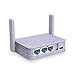 GL.iNet GL-MV1000W (Brume-W) Wireless Edge Computing Gigabit VPN Gateway, 2.4G Wi-Fi (External 5G AC Wi-Fi Dongle Supported), DDR4 1GB, Flash 16MB, EMMC 8GB, MicroSD Storage Support