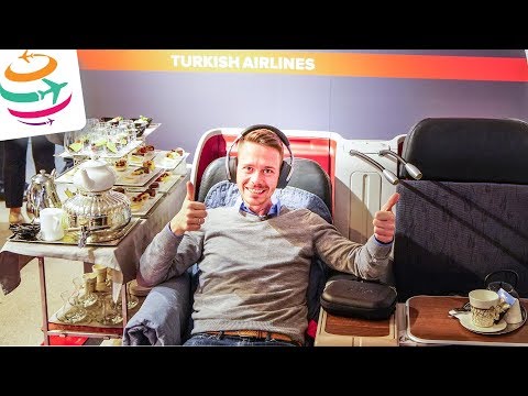 Turkish Airlines Business Class 777-300ER | GlobalTraveler.TV