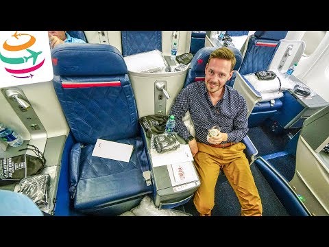 Delta Business Class Boeing 767-300ER | GlobalTraveler.TV