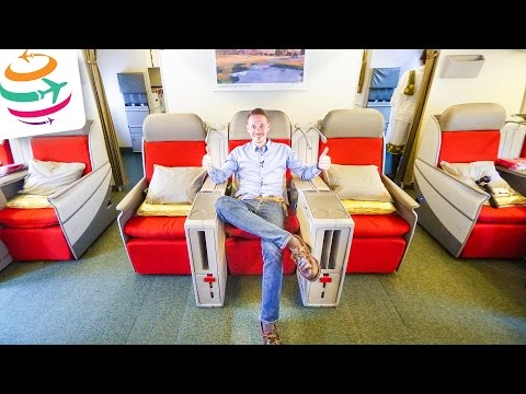 Ethiopian Airlines (ENG) Business Class Boeing 777-200LR | GlobalTraveler.TV