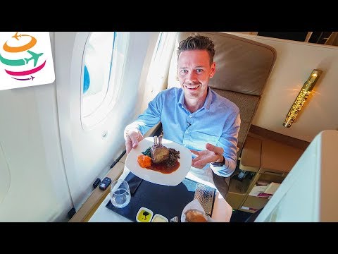 Etihad spart? Wir fliegen die Etihad Business Class 787-9 | GlobalTraveler.TV