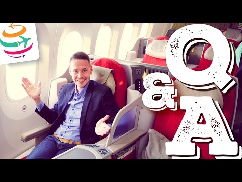 Fragen und Antworten im Flugzeug (FAQ, Q&amp;A, Häufige Fragen) | GlobalTraveler.TV