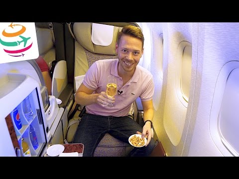 Emirates First Class Skyruiser Boeing 777 (ENG) | GlobalTraveler.TV