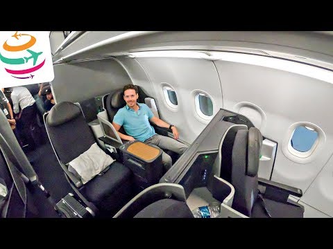 Nachts in der American Airlines A321T Business Class | GlobalTraveler.TV