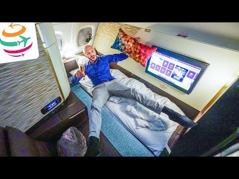 WOW! ETIHAD First Class Apartment LHR-AUH | GlobalTraveler.TV