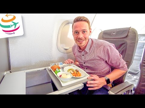 Lufthansa Business Class A319 HAJ-MUC | GlobalTraveler.TV