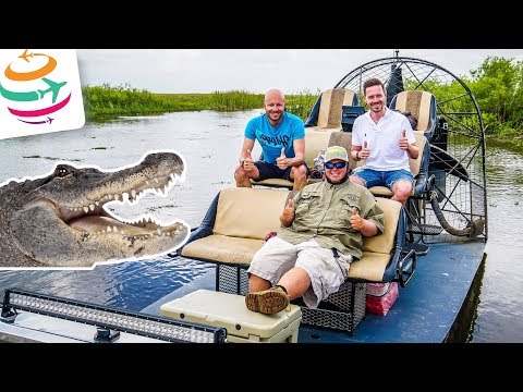 Alligatoren &amp; Airboat in den Everglades am letzten Tag | GlobalTraveler.TV