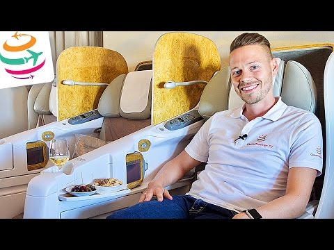 Luxury Emirates Business Class B777-300ER | GlobalTraveler.TV