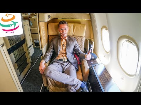 Etihad First Class Suite A340-600 | GlobalTraveler.TV