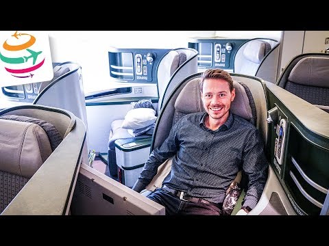 GRANDIOSER Flug: EVA AIR Business Class 16 Stunden! | GlobalTraveler.TV
