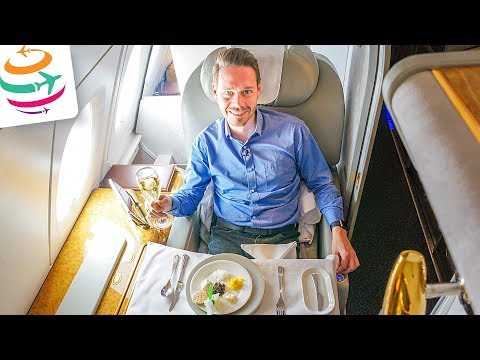 Emirates First Class 14 Stunden A380 Tripreport | GlobalTraveler.TV