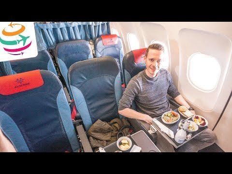 Als Zubringer: Air Serbia Business Class in deren A319 | GlobalTraveler.TV