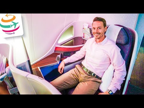 Qatar Airways Business Class 787-8 | GlobalTraveler.TV