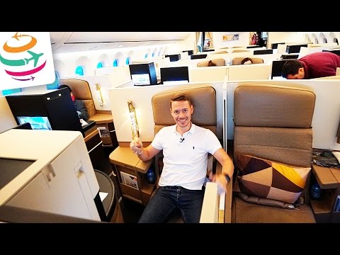 Etihad Business Class Boeing 787 (ENG) | GlobalTraveler.TV