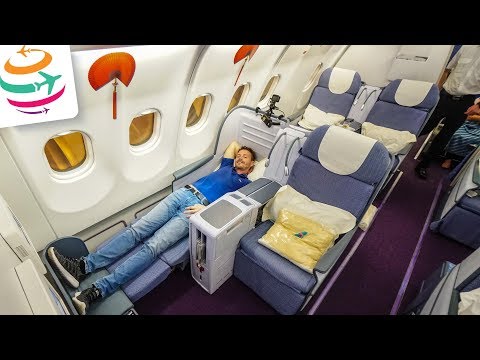 China Southern Airlines Business Class A330-200 CAN-PEK | GlobalTraveler.TV