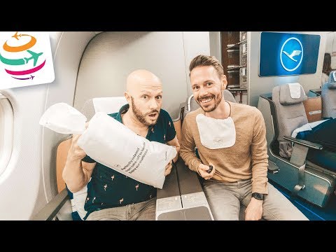 Flugzeug defekt! Umgebucht auf Lufthansa Business Class A340-600 | GlobalTraveler.TV