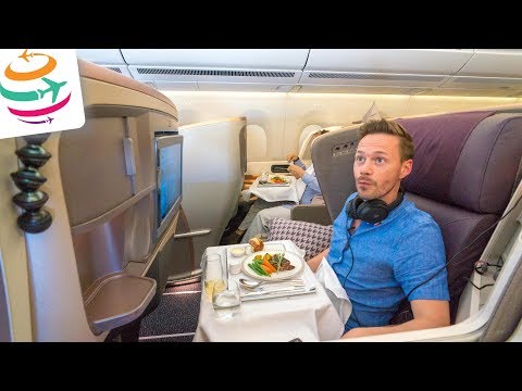 Der längste Non-Stop-Flug der Welt! Singapore Airlines Business Class A350ULR | GlobalTraveler.TV