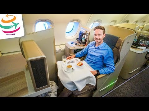 In der Asiana Business Class im A380 von Sydney nach Seoul | GlobalTraveler.TV