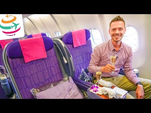 Thai Airways Business Class A330-300 | GlobalTraveler.TV