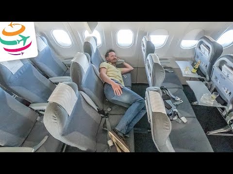 Allein in der Finnair Business Class der A321 von Berlin nach Helsinki | GlobalTraveler.TV