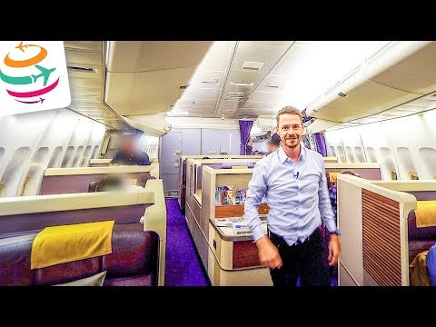 Thai Airways Royal First Class 747-400 | GlobalTraveler.TV