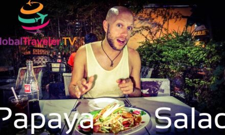 Original Papaya Salad Street Food Bangkok