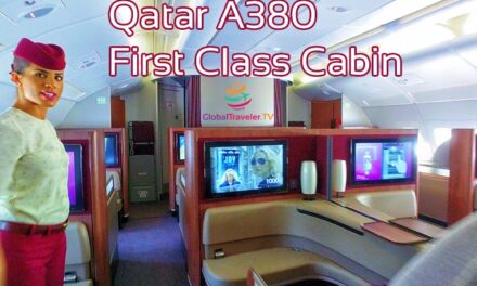 Qatar Airways A380 First Class Cabin