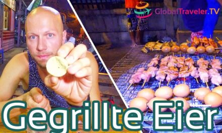 Gegrillte Eier Thailand Bangkok Street Food