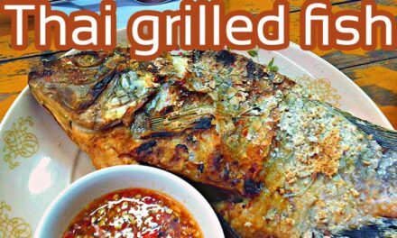 Thai grilled fish Street Food Bangkok