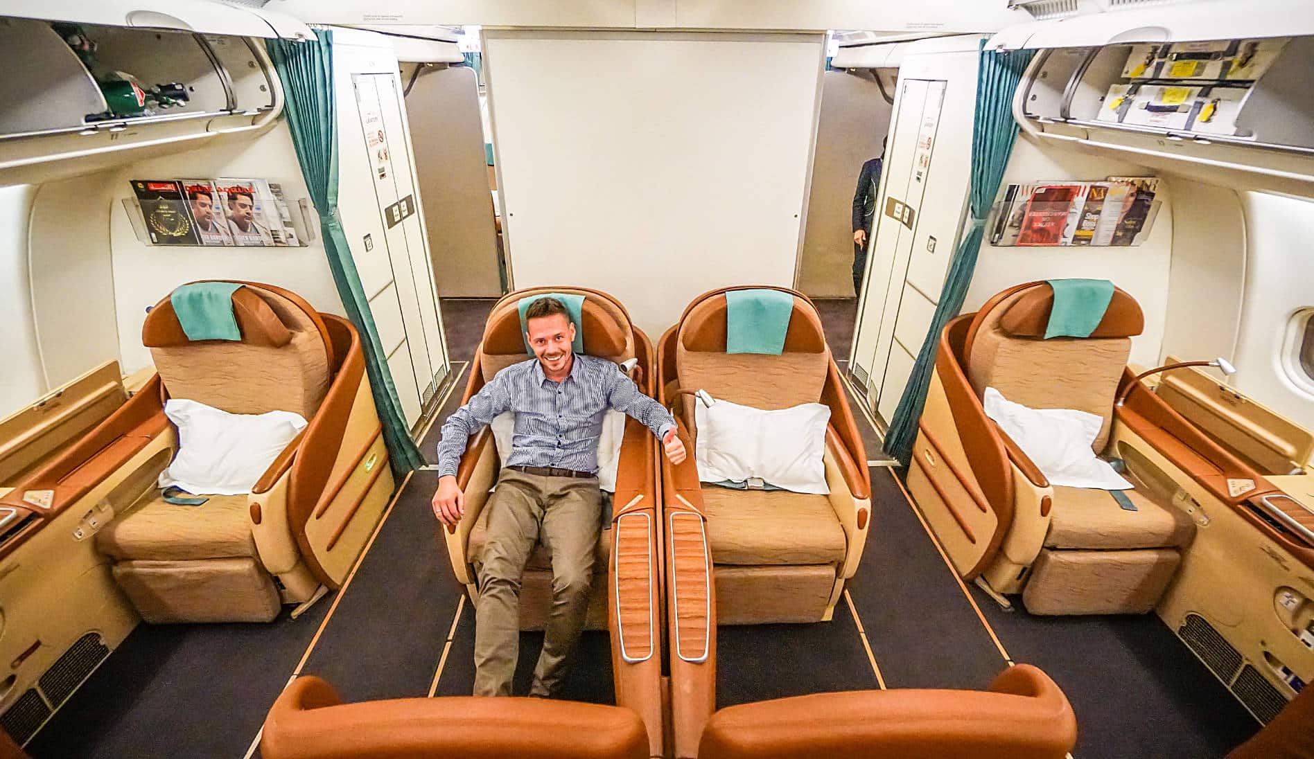 Oman A330 Air France Business Class