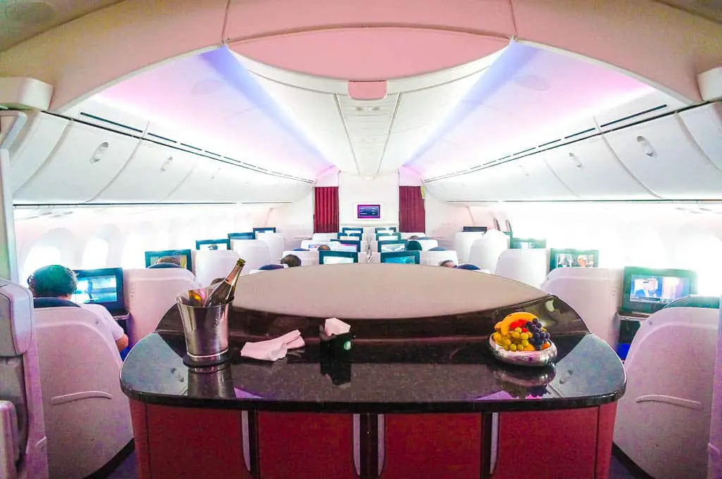 Qatar Airways Business Class 02766 Asia Miles