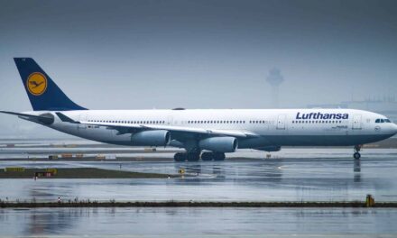 Ein Lufthansa Airbus A340-300 auf einem innerdeutschen Flug!
