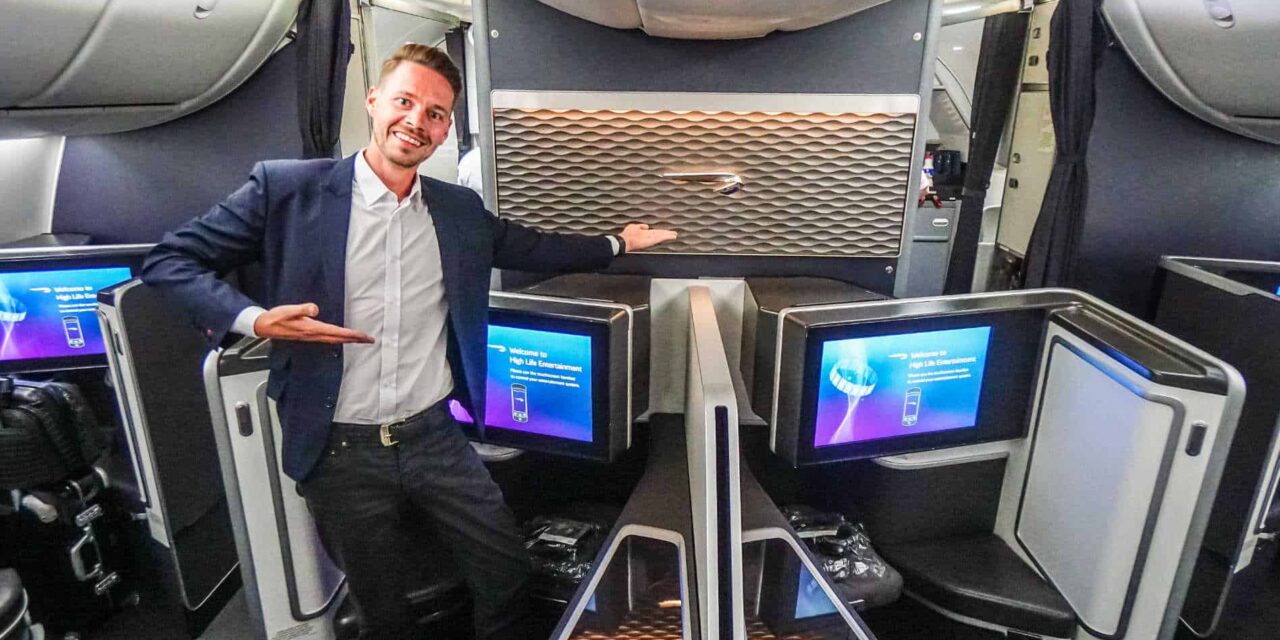 British Airways First Class Boeing 787-9 Dreamliner