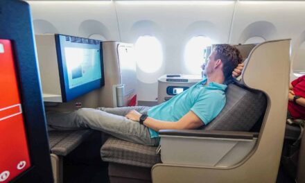 Die neue Iberia Business Class A350 von Madrid nach New York
