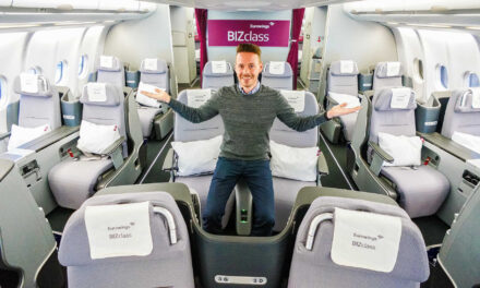 In der Eurowings BIZclass von New York nach Düsseldorf A330-300