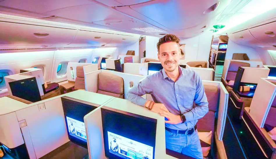 14 Stunden in der Etihad Business Class im A380 nach Sydney