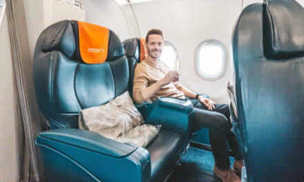 Die Aeroflot Business Class in der A320 nach Moskau
