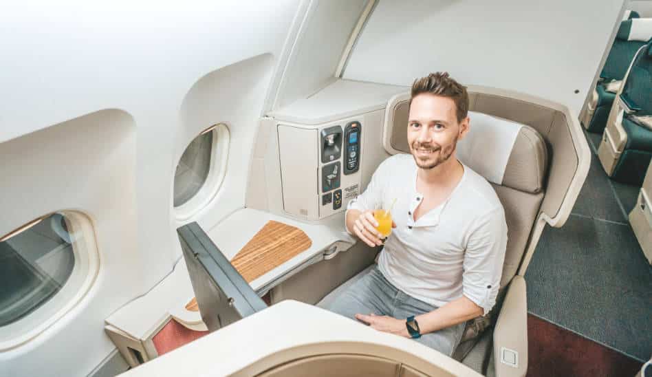 Cathay Dragon Business in First Class, da Downgrade
