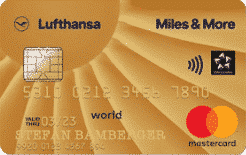miles more gold Miles & More Gold Kreditkarte