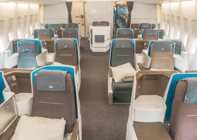 KLM 747 Business Class