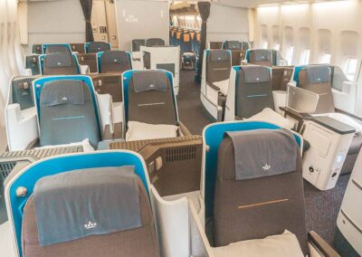 KLM 747 Business Class