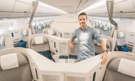 Was für eine Crew! Finnair A350 Business Class