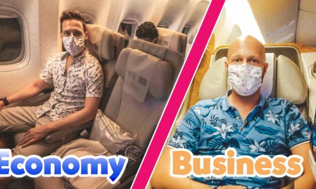 Emirates Flug in Economy & Business Class