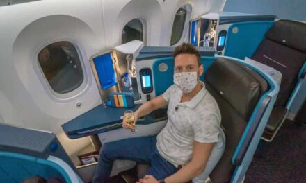 KLM 787 Business Class, fast wie vor Corona!