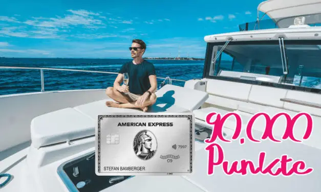 90.000 Bonuspunkte bei der American Express Platinum Kreditkarte