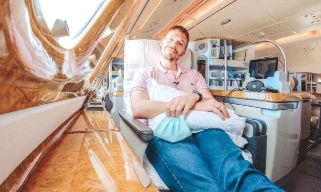 Emirates A380 Business Class zurück nach Deutschland
