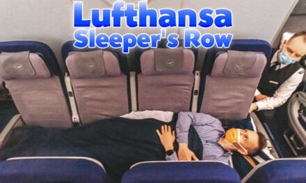 Lufthansa Sleeper’s Row in der 747-8