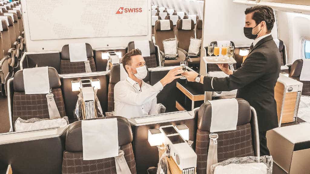 Trotz Krise rentabel! SWISS 777 Business Class