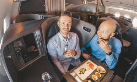 Mit Do&Co Catering in der Turkish Airlines A350 Business Class