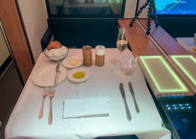 SWISS First Class Gedeck